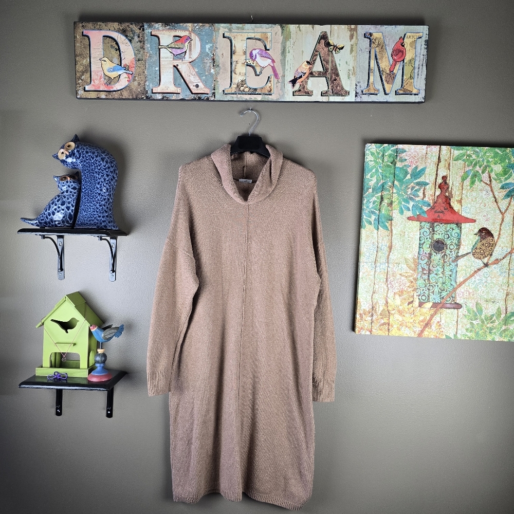 J.Jill sweater dress camel XL TALL